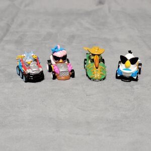 Rovio Angry Birds Telepod Kart Racers Mini Cars Lot of 4 With QR Codes
